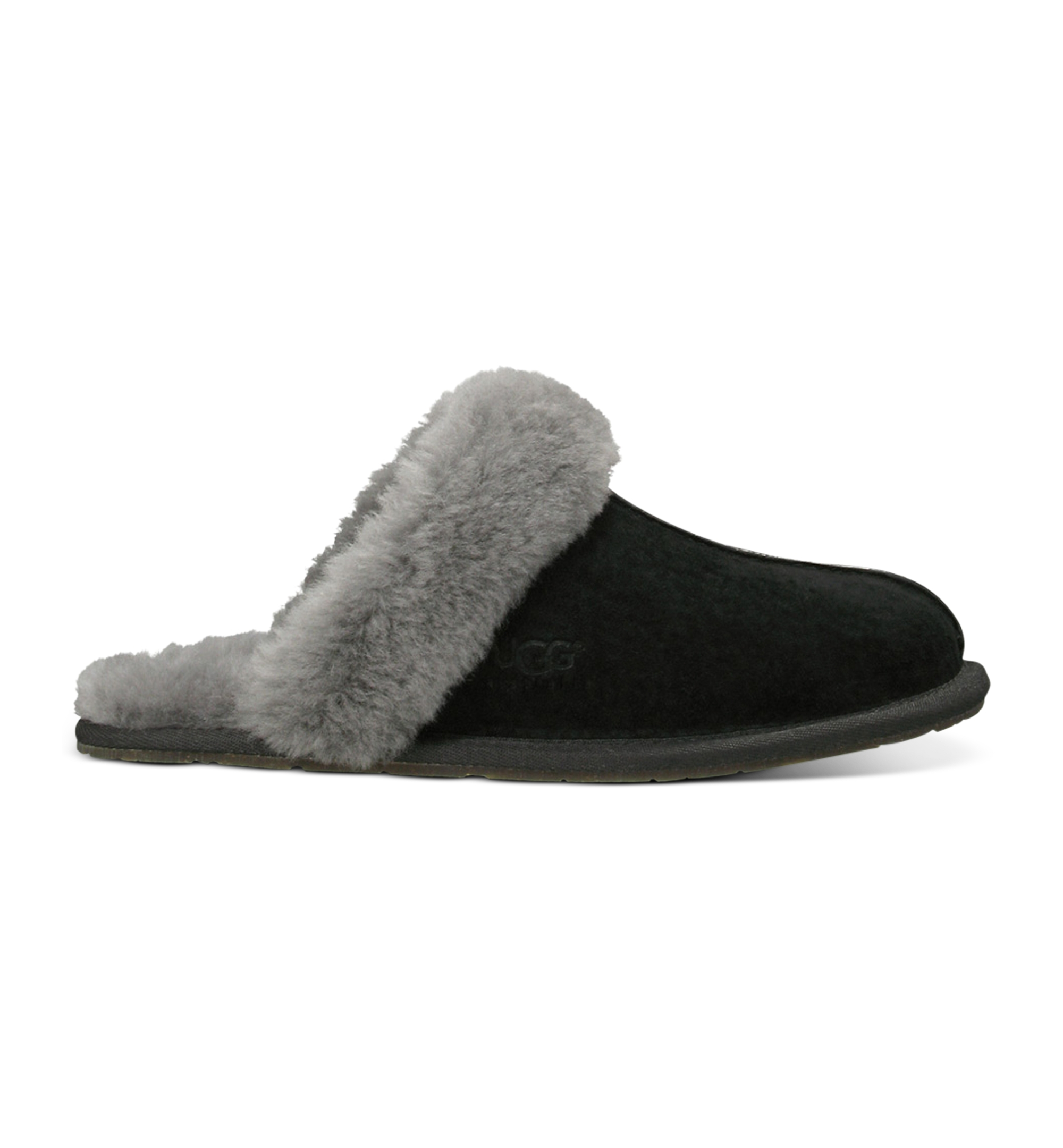 UGG® Women's Scuffette II Slip-On Slippers - Black/Gray