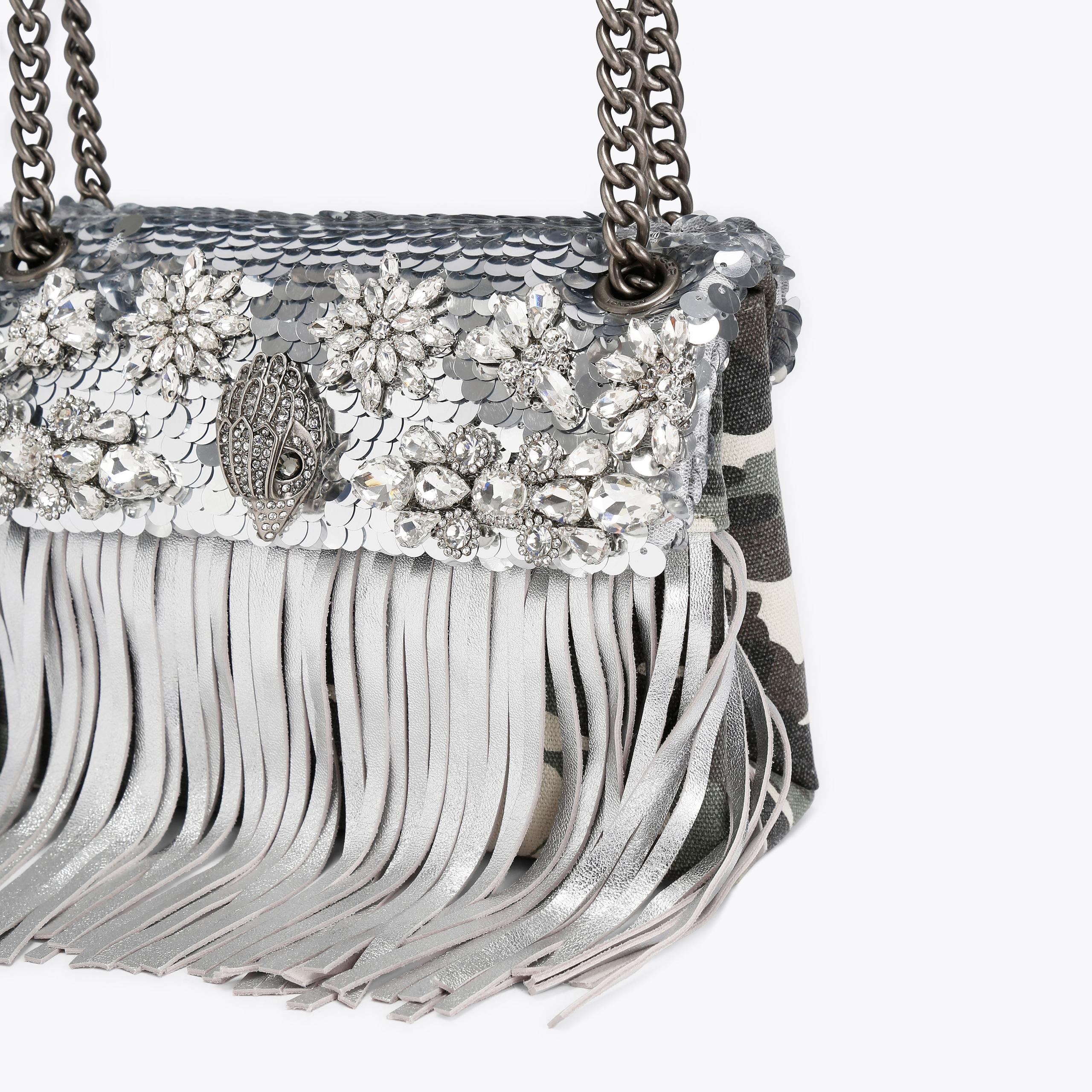 Kurt Geiger London Medium Kensington Fringe Bag - Metallics - view 6