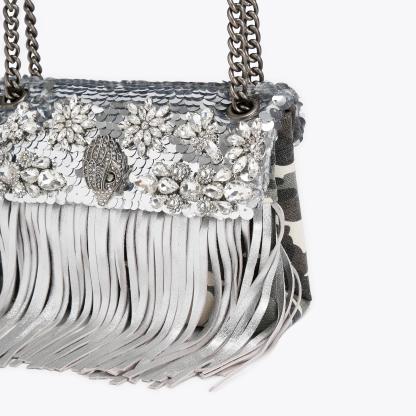 Kurt Geiger London Medium Kensington Fringe Bag - Metallics - view 6