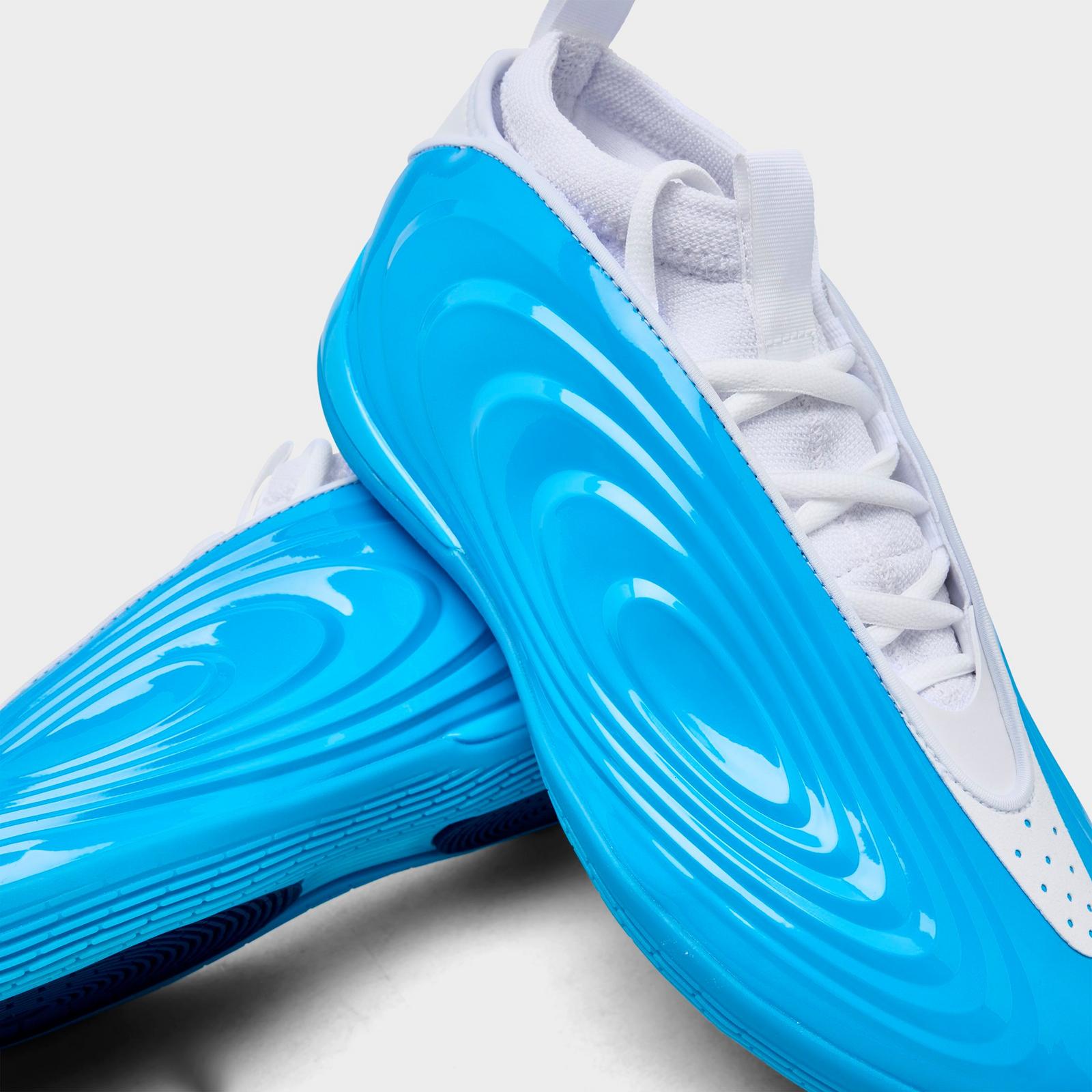 Men's adidas Harden Vol. 10 Basketball Shoes - Lucid Aquamarine/White/Silver Metallic - view 3
