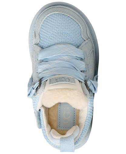 UGG® Toddler Kids Lowmel Lace-Up Sneakers - Sky Blue