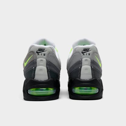 Men's Nithtke Air Max 95 Big Bubble Scorpion Casual Shoes - Part 3 - Black/Cool Grey/Neon Yellow - Back view
