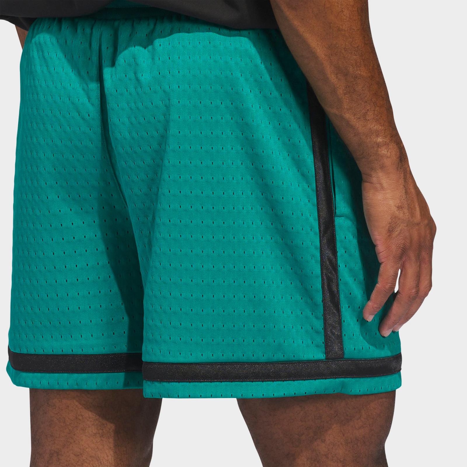 Men's adidas Originals Basketball Shorts - Equipment Green/Black - view 5