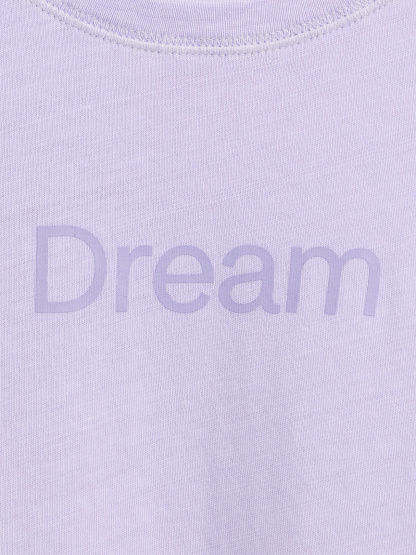 100% Cotton Authentic Shrunken T-Shirt - Dream purple