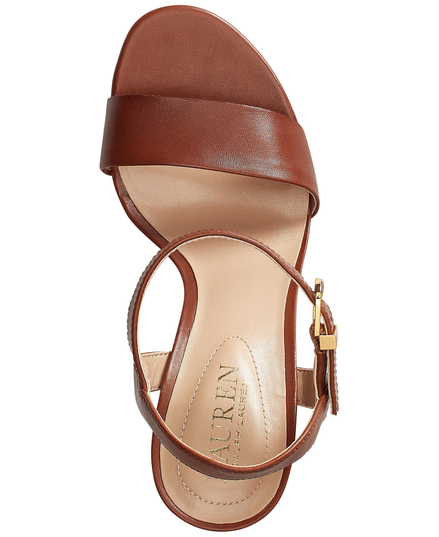 Lauren Ralph Lauren Women's Gwen Stiletto Sandals - Deep Saddle Tan