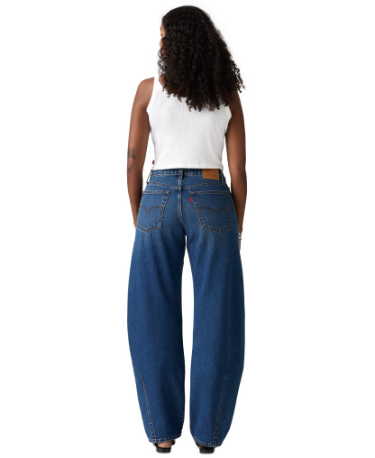 Levi's Premium Women's Baggy Dad Cotton Barrel-Leg Jeans - Most Wanted