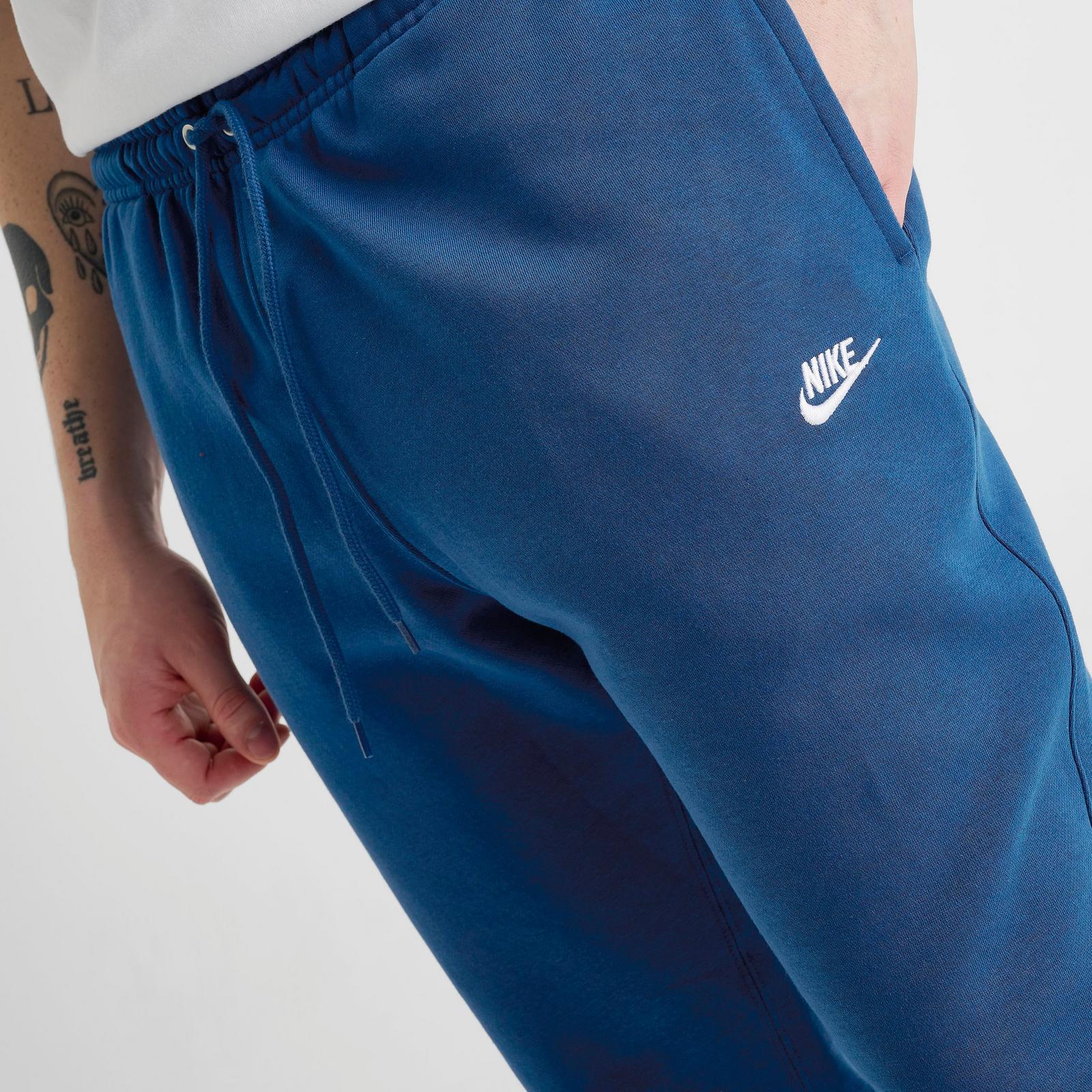 Men's Nike Club Fleece Premium Jogger Pants - Court Blue/Court Blue