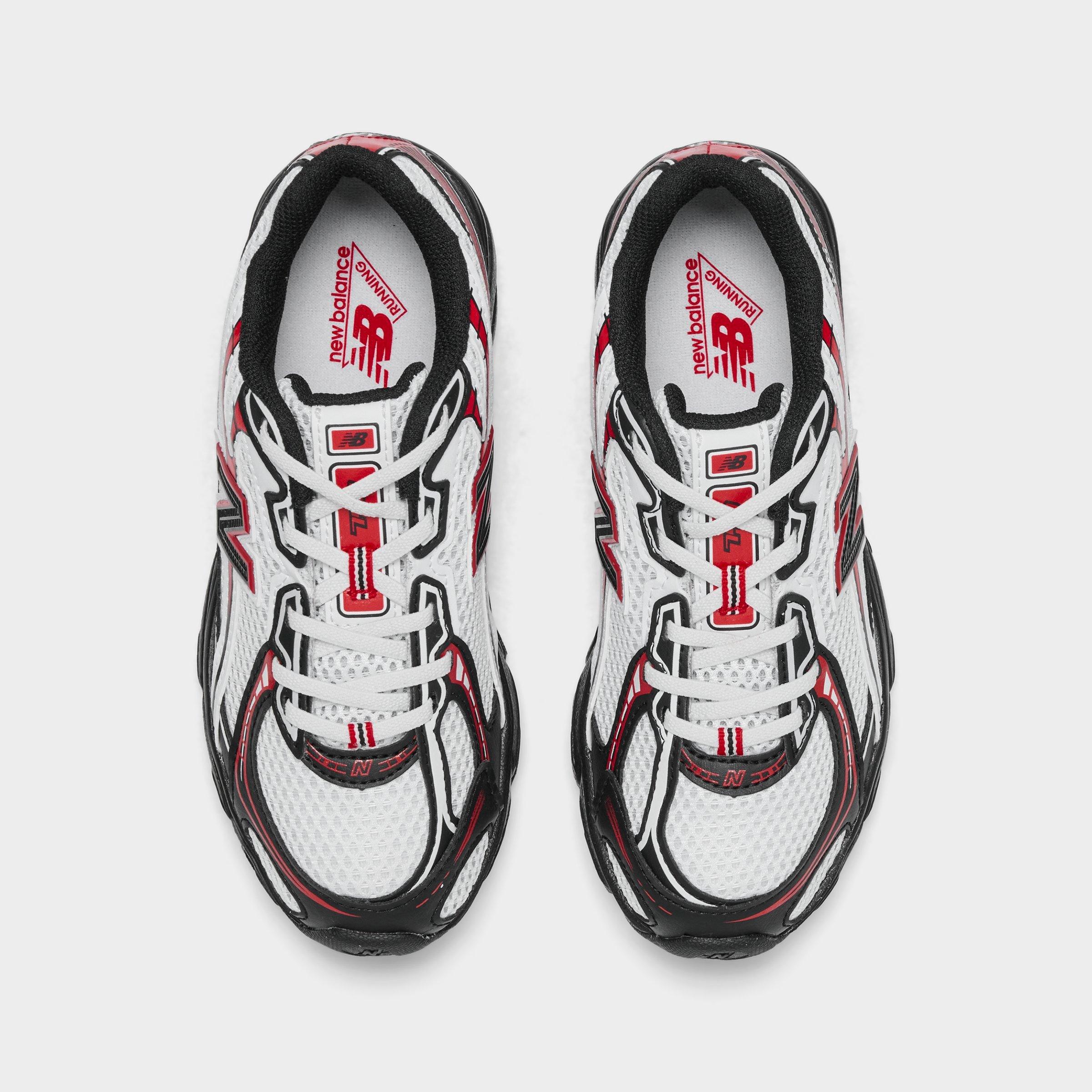 Little Kids' New Balance 740 Casual Shoes - White/Black/Red - view 5