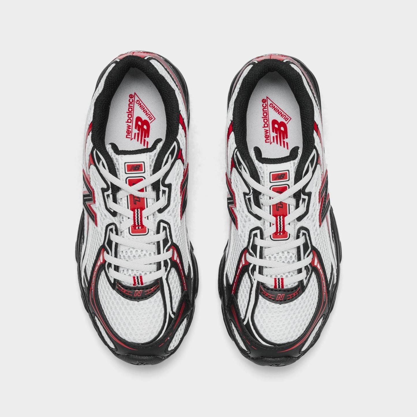 Little Kids' New Balance 740 Casual Shoes - White/Black/Red - view 5