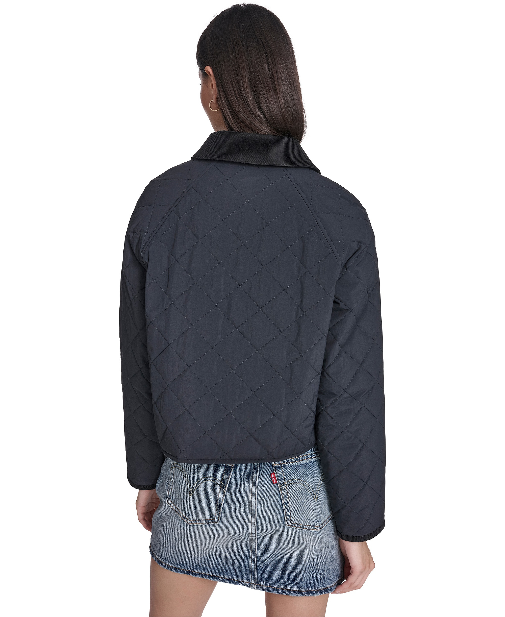 Levi's Women's Diamond Quilted Jacket - Black