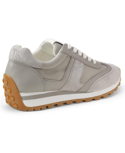 Lauren Ralph Lauren Women's Dani Lace-Up Sneakers - Light Grey
