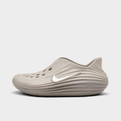 Big Kids' Nithtke ReactX Rejuven8 Recovery Casual Shoes - Moon Particle/Light Orewood Brown/Light Orewood Brown - Left shoe facing left. Outside of the shoe.