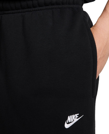 Nike Men's Club Fleece Cargo Regular-Fit Pants - Black/White