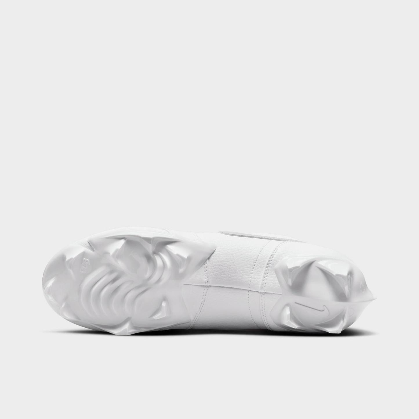Men's Jordan 1 Low TD Football Cleats - White/White/Grey Fog - view 6