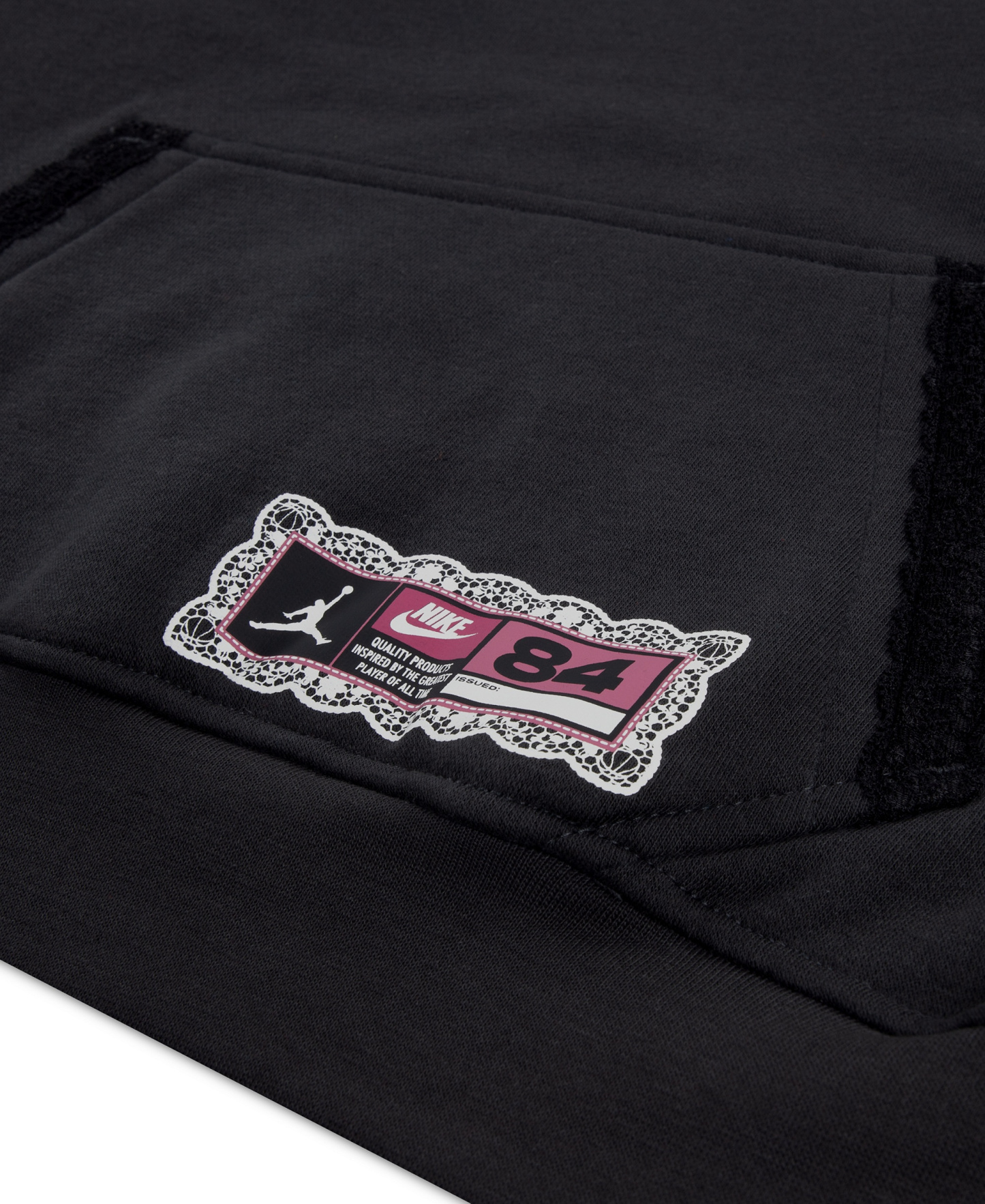 Jordan Girls' 7-16 Allstar Fleece Pullover Hoodie - Off Noir
