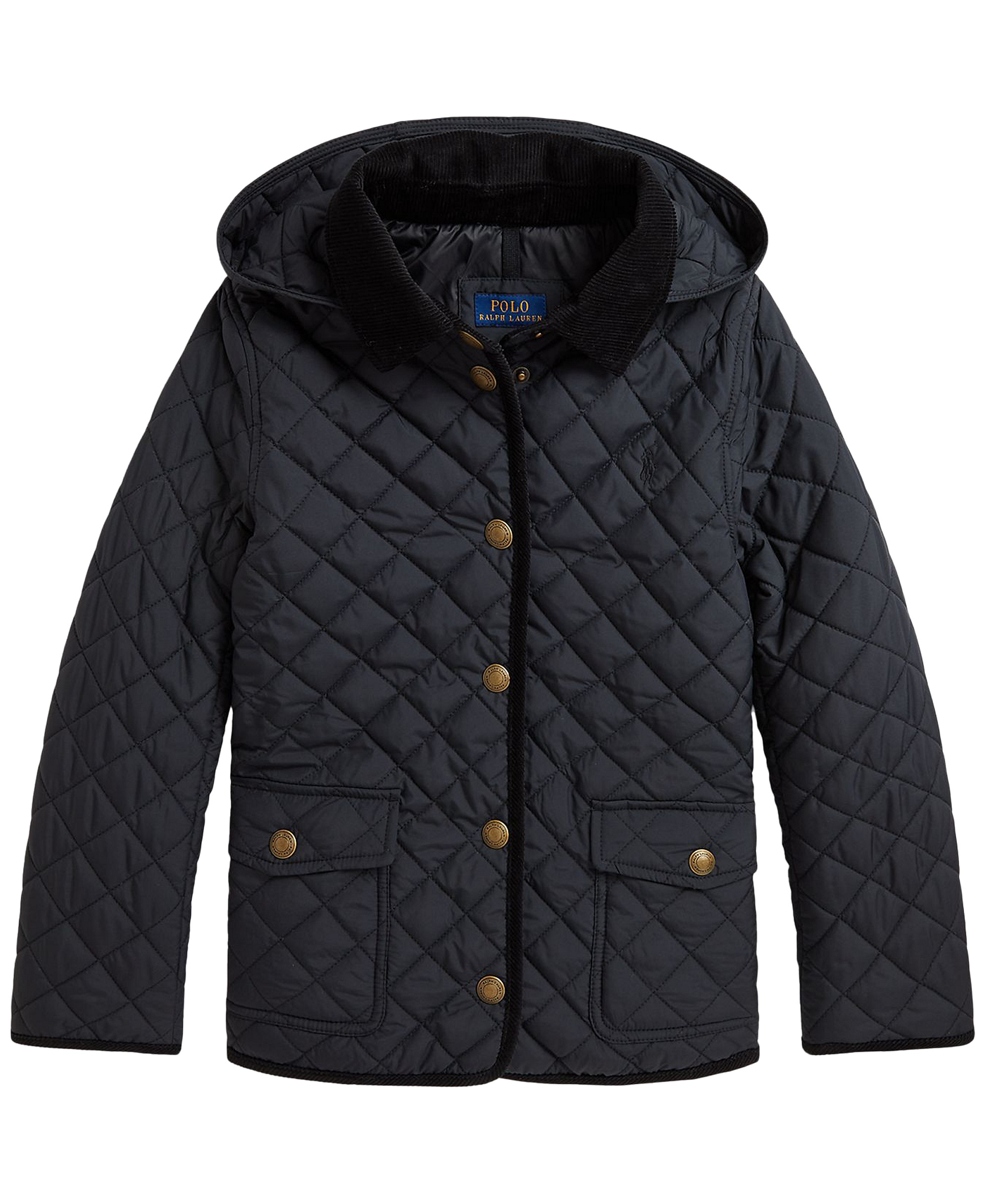 Polo Ralph Lauren Big Girls Quilted Barn Jacket - Polo Black