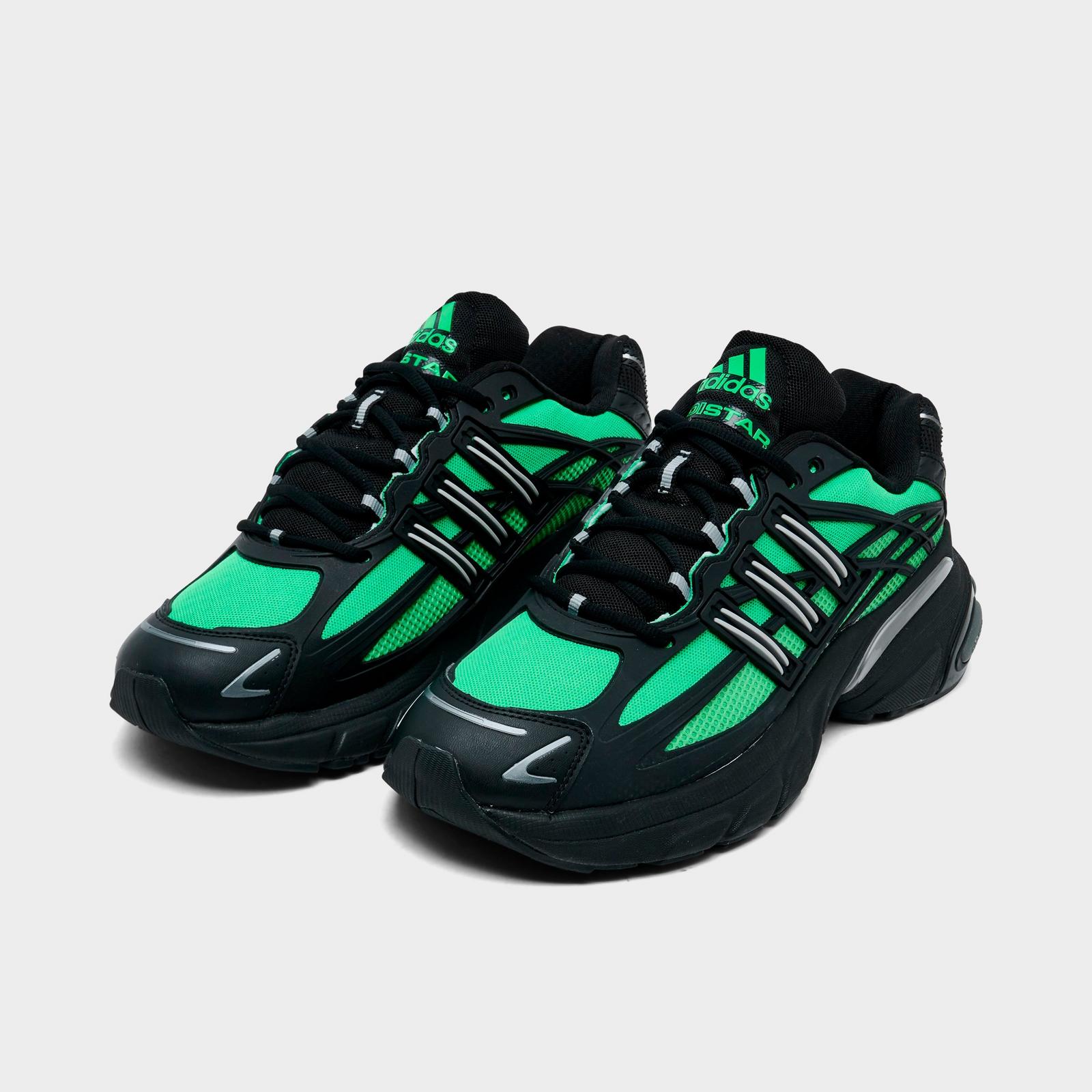 Men's adidas Adistar XLG 2.0 Casual Shoes - Semi Screaming Green/Black/Iron Metallic - view 2