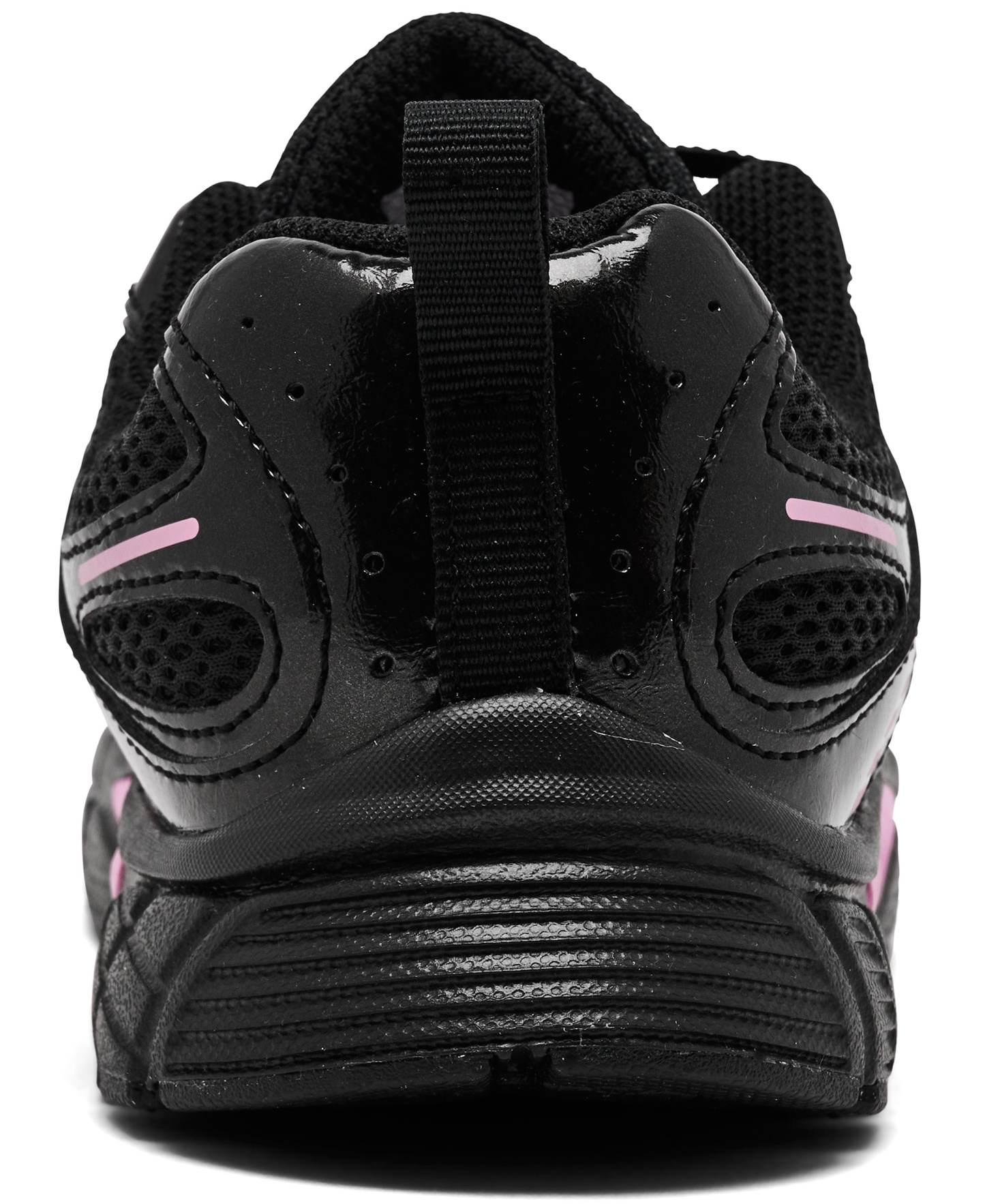 Nike Little Kids V5 RNR Elastic Lace Lifestyle Sneakers from Finish Line - Black, Pink Rise