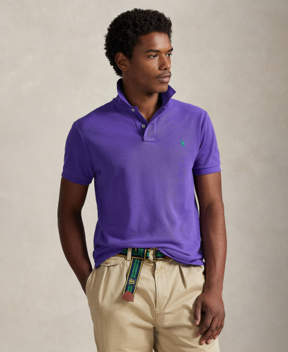 Polo Ralph Lauren Men's Classic-Fit Cotton Polo Shirt - Cabana Purple