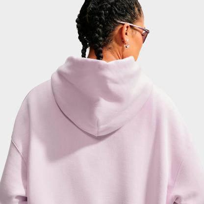Women's Nithtke Studio Fleece Medium-Weight Oversized Cropped Full-Zip Hoodie - Bleached Lilac/Sail