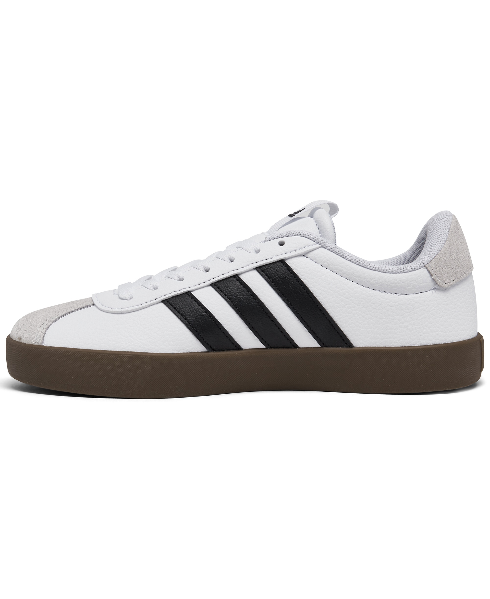 adidas Women's VL Court 3.0 Casual Sneakers from Finish Line - White, Core Black, Gray