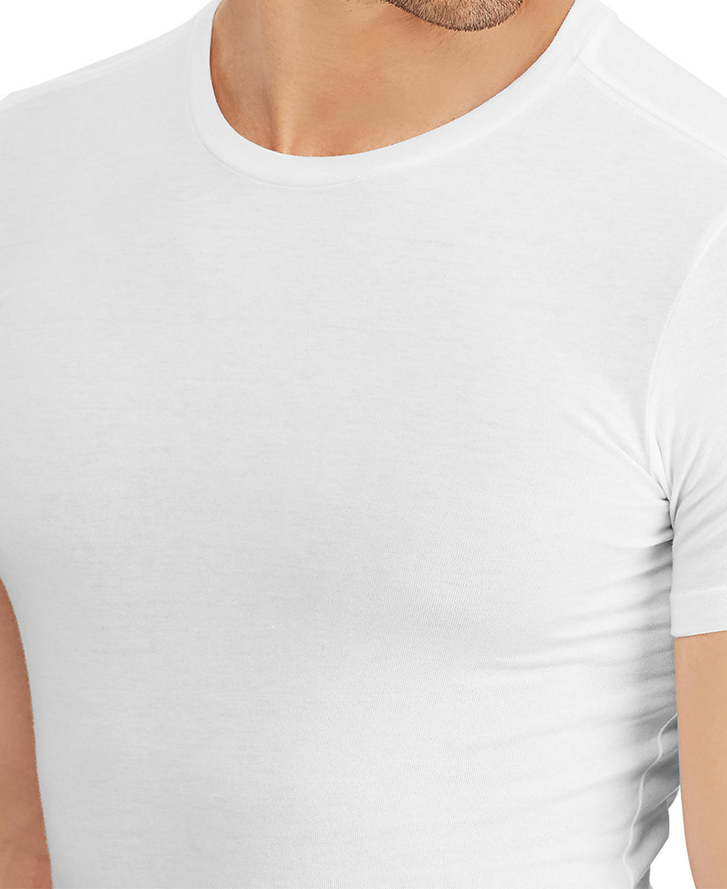 Polo Ralph Lauren Men's 3-Pack Slim Fit Crewneck Undershirt - White