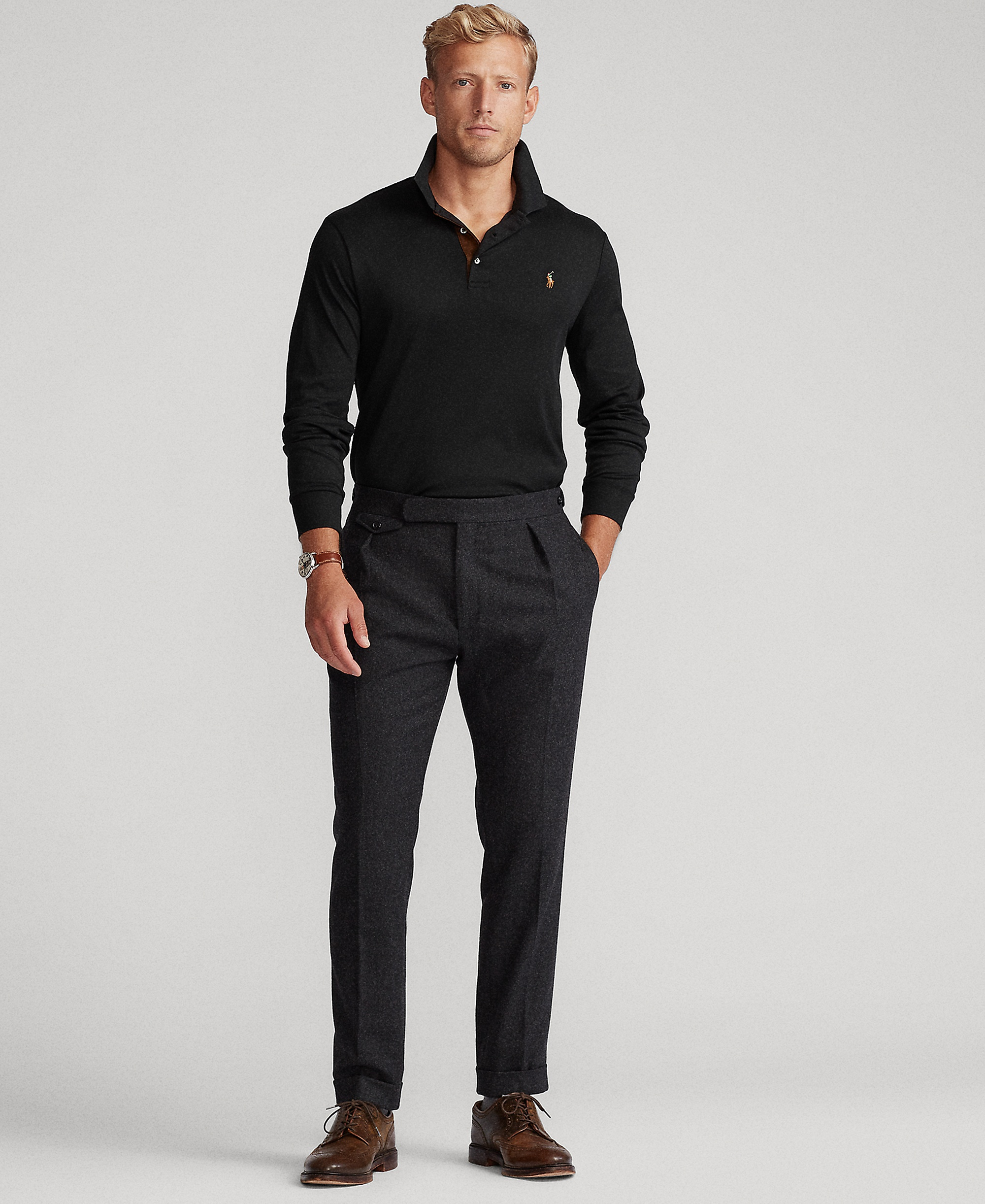 Polo Ralph Lauren Men's Classic-Fit Polo Shirt - Polo Black