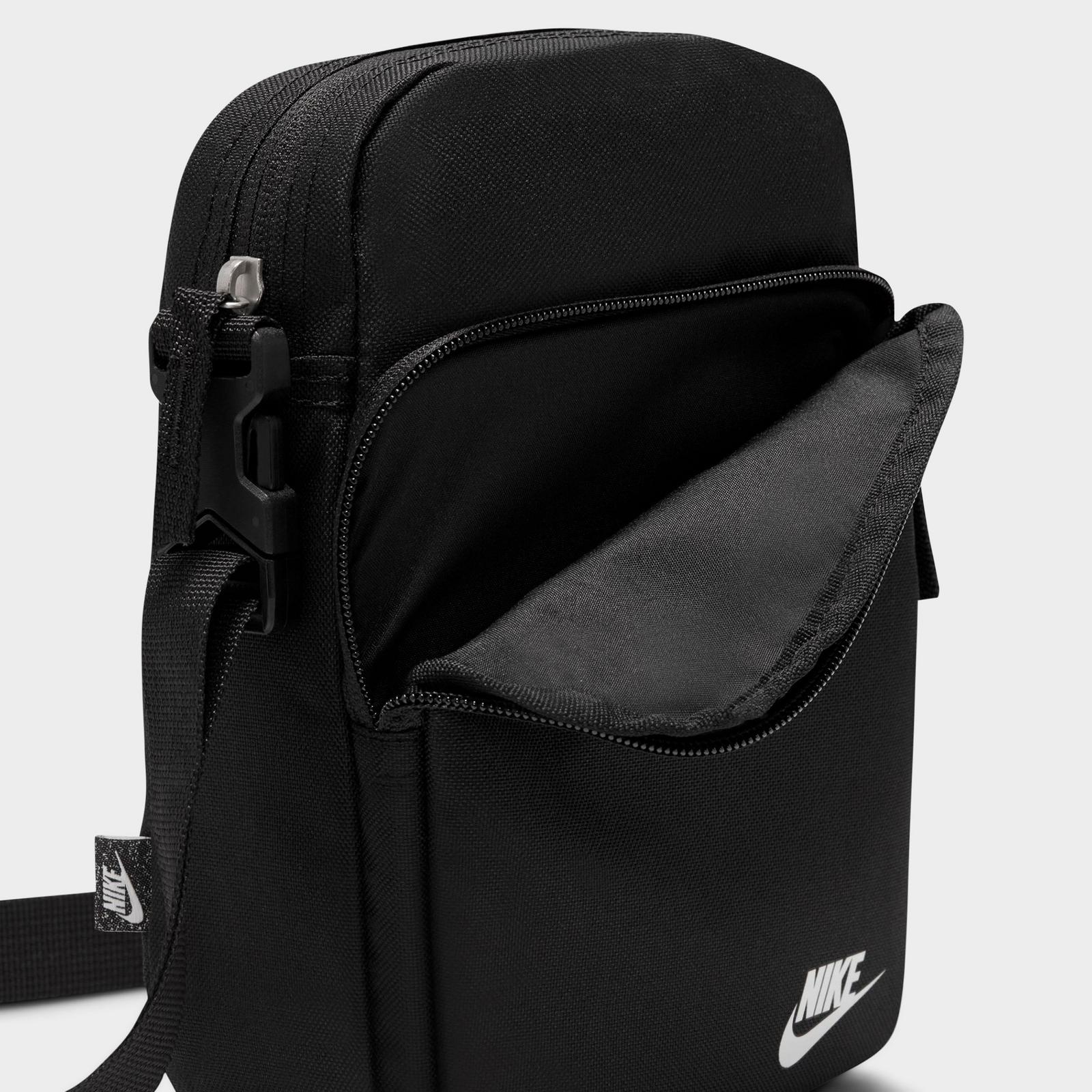 Nike Heritage Crossbody Bag (4L) - Black/Black/White