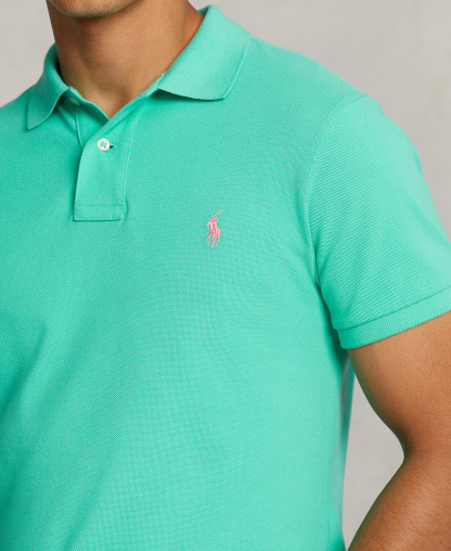 Polo Ralph Lauren Men's Classic-Fit Mesh Polo Shirt - Sunset Green