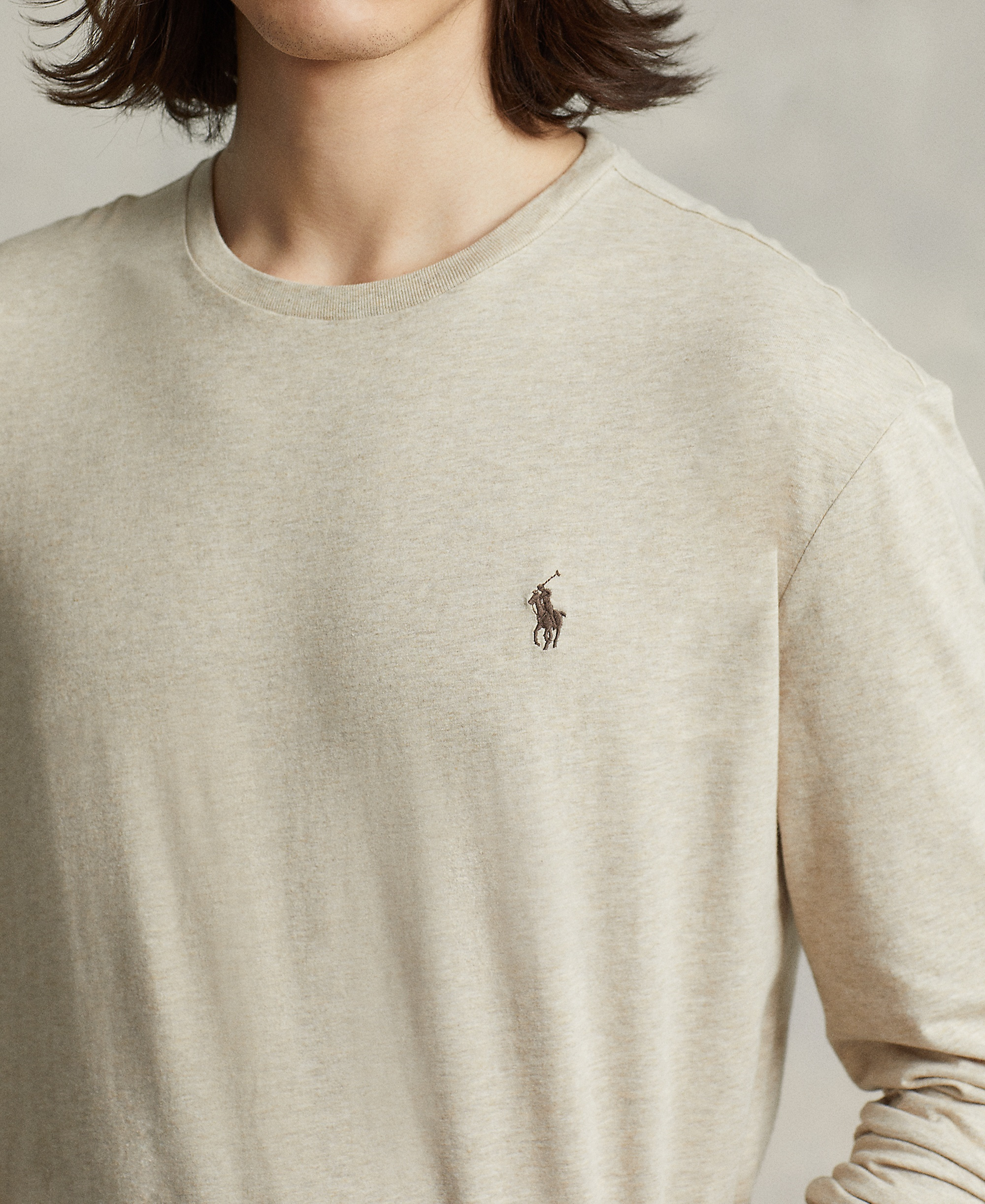 Polo Ralph Lauren Men's Classic-Fit T-Shirt - Expedition Dune Heather