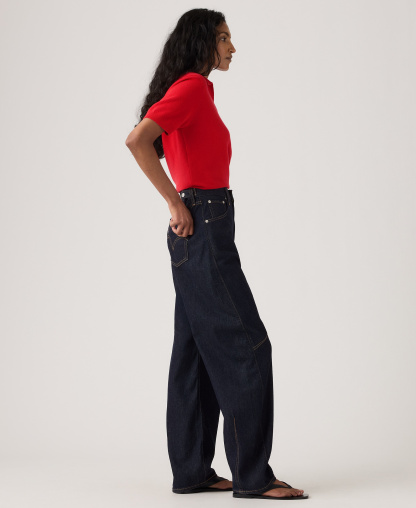 Levi's Women's Cinch High-Rise Barrel-Leg Jeans - Public Persona