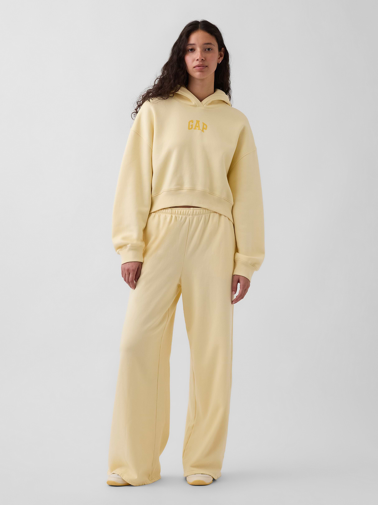 VintageSoft Baggy Sweatpants - Maize yellow