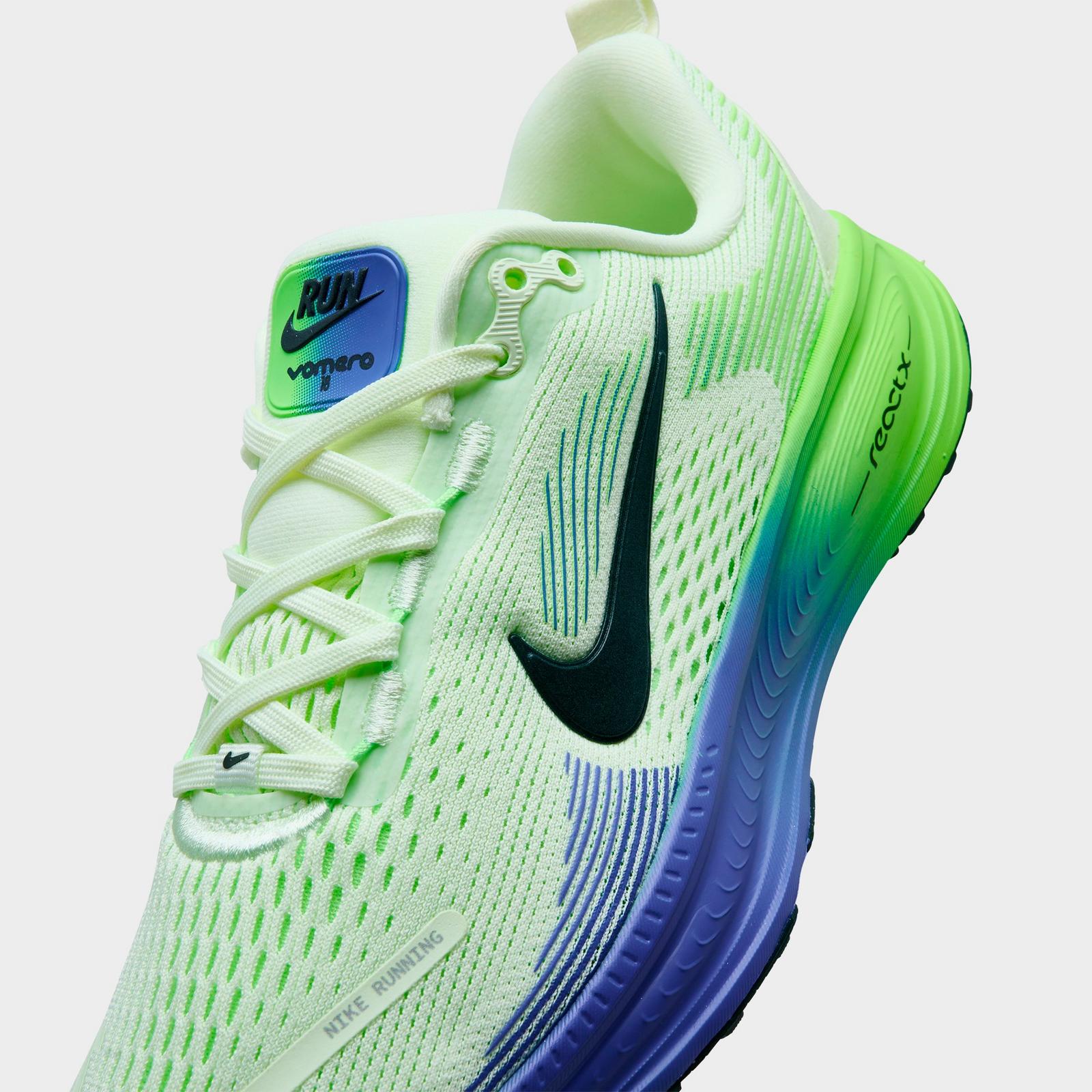Big Kids' Nike Vomero 18 Running Shoes - Volt Tint/Volt Tint/Sapphire/Black Spruce