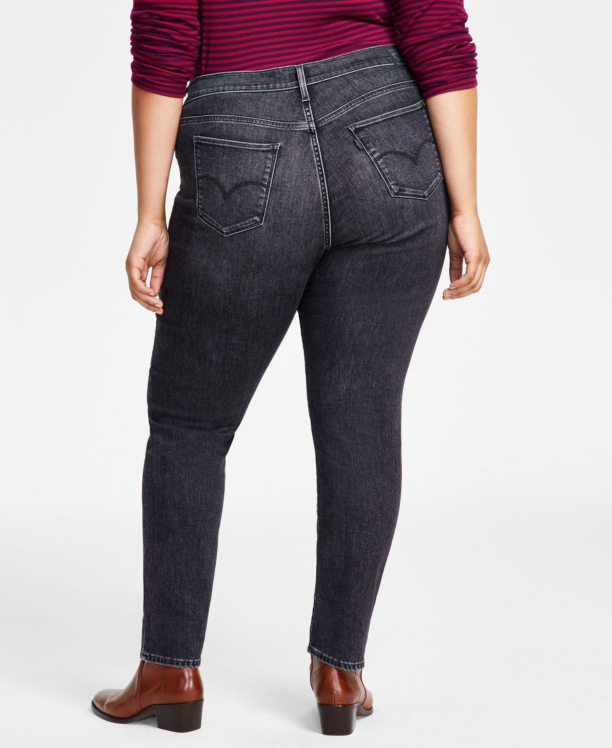 Levi's Women's 311 Mid Rise Shaping Skinny Jeans - Bloom Black