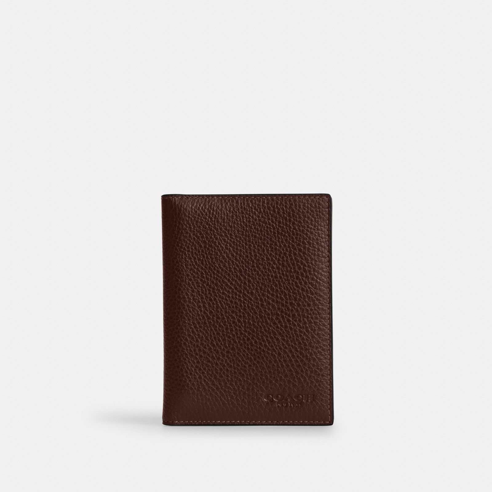 Passport Card Case - Silver/Maple