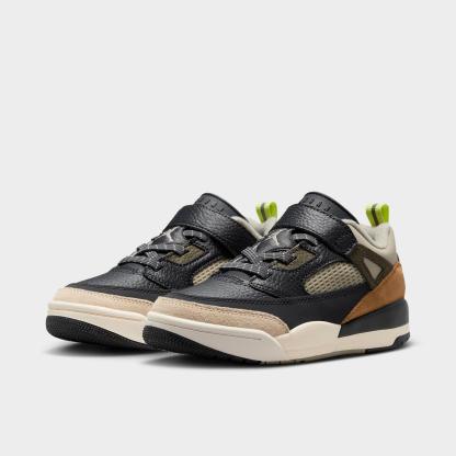 Little Kids' Jordan Spizike Low Casual Shoes - Anthracite/Light Wild Mango/Cargo Khaki/Spruce Fog - view 2