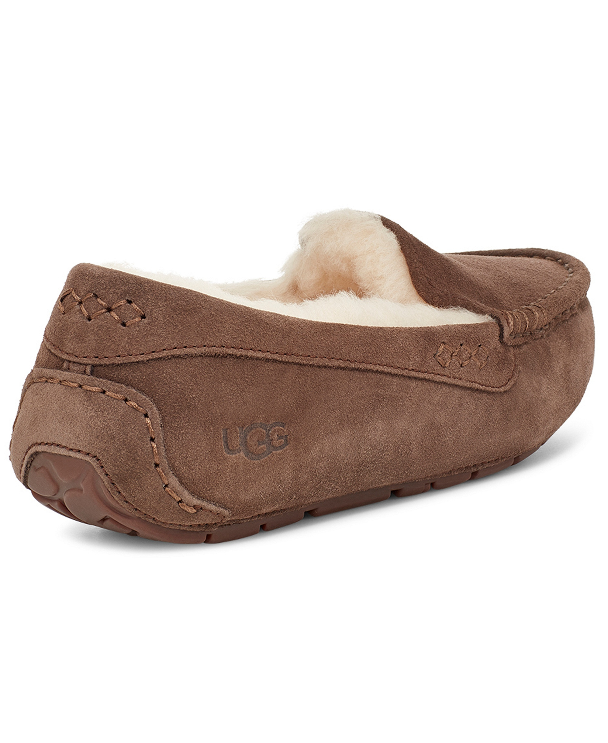 UGG® Women's Ansley Slip On Moccasin Slippers - Espresso