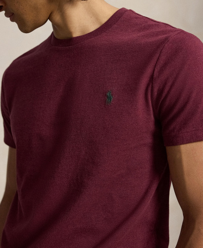 Polo Ralph Lauren Men's Embroidered Pony Classic-Fit T-Shirt - Spring Wine Heather