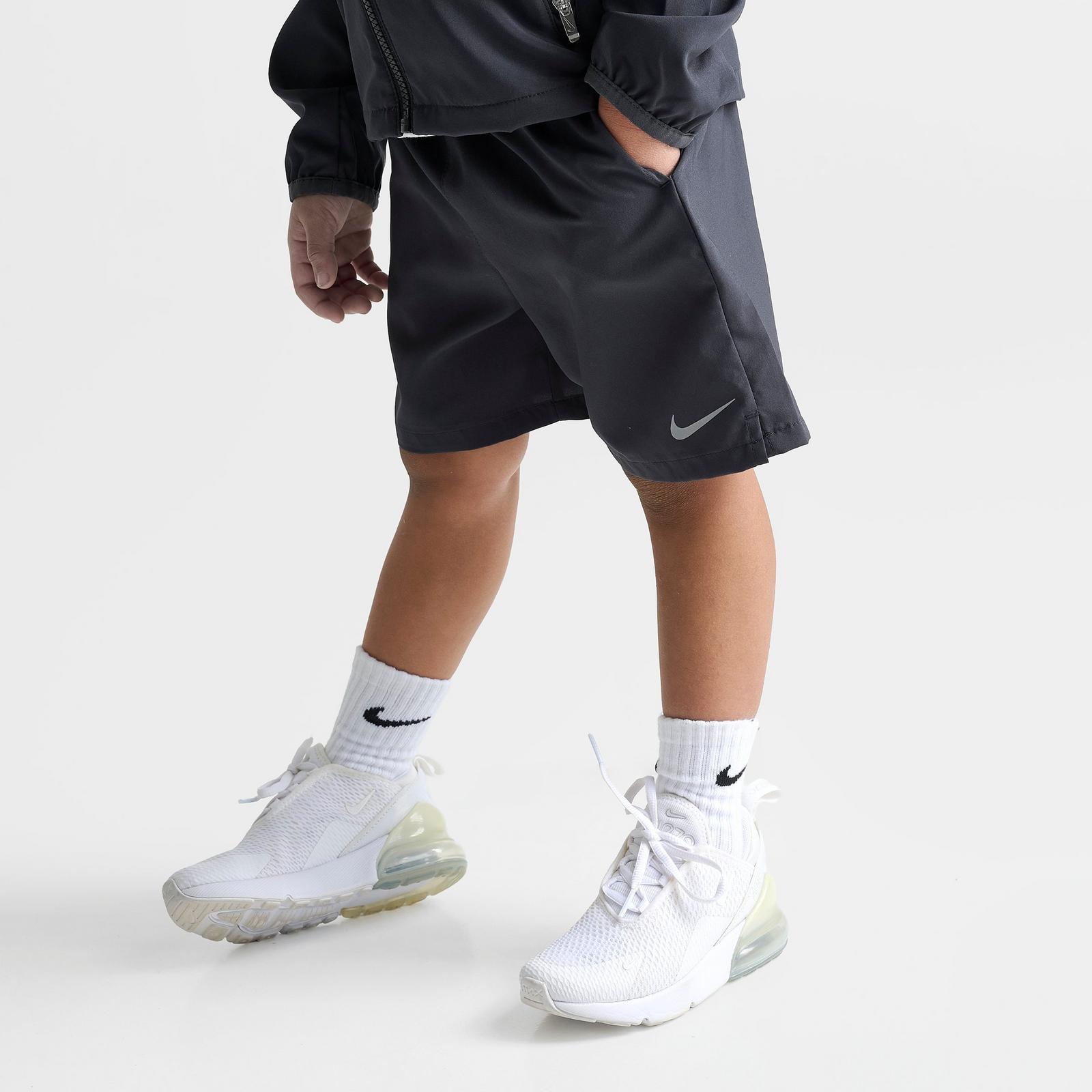 Kids' Toddler Nike Windrunner Jacket and Shorts Set - Dark Smoke Grey/Red