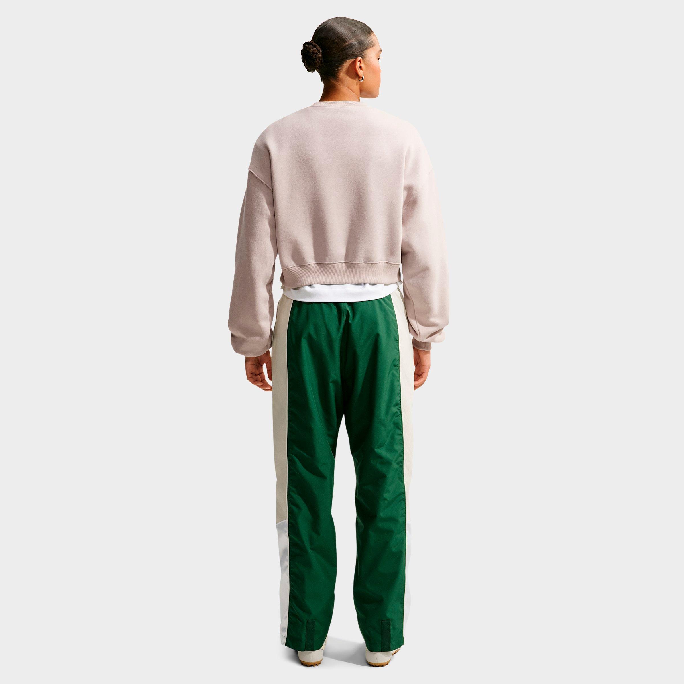 Women's Nithtke Studio Fleece Medium Weight Oversized Cropped Crewneck Sweatshirt - Cream II/Sail