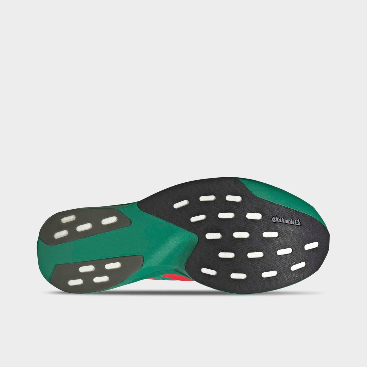 Men's adidas Adizero EVO SL Woven Running Shoes - Court Green/Lucid Red/Cloud White - view 6