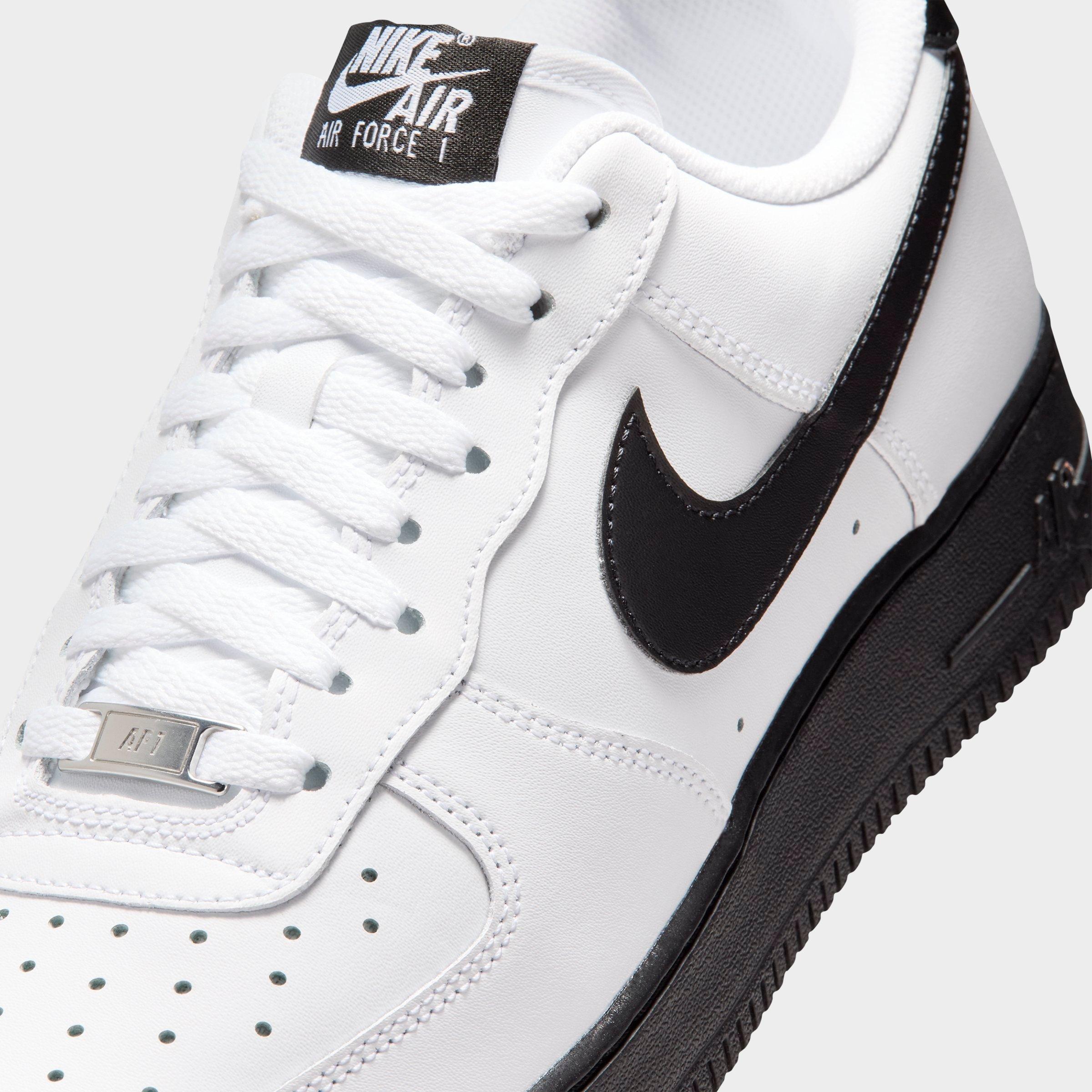 Men's Nithtke Air Force 1 '07 Casual Shoes - Part 1 - White/Black - Detail shot