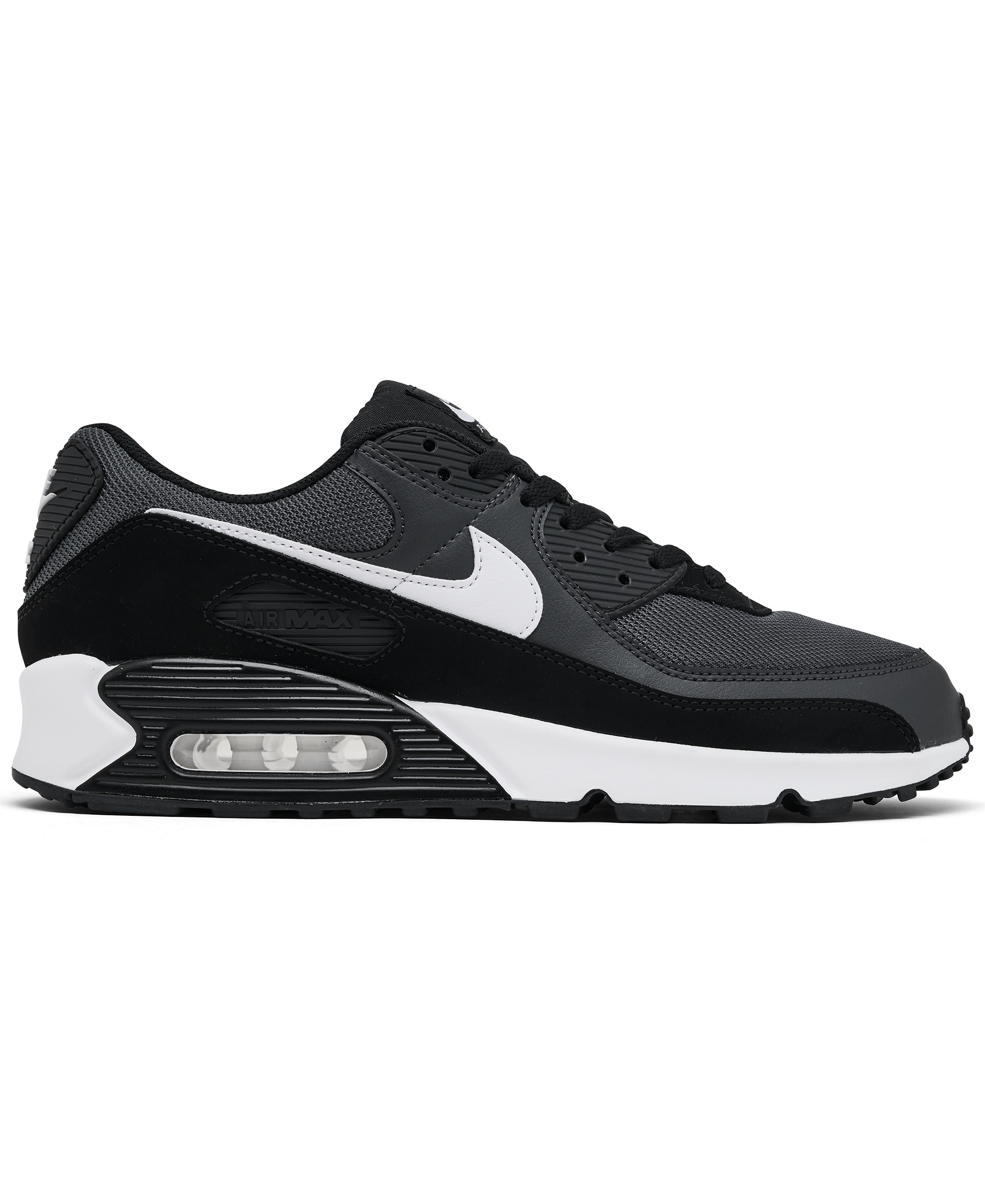 Nike Men's Air Max 90 Casual Sneakers from Finish Line - Gray, Black, White