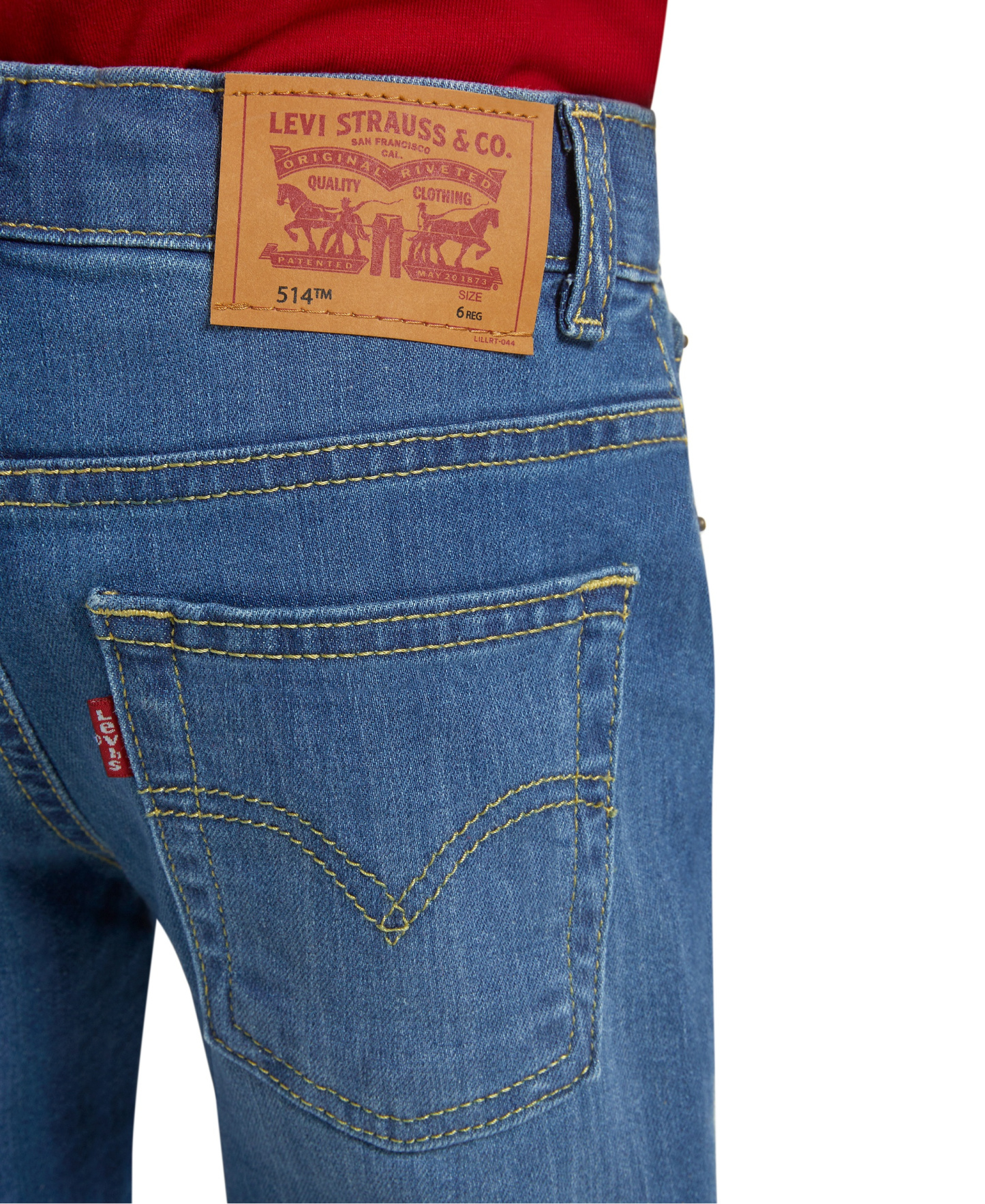 Levi's Boys' 4-7 514 Straight Stretch Performance Jeans - Blue