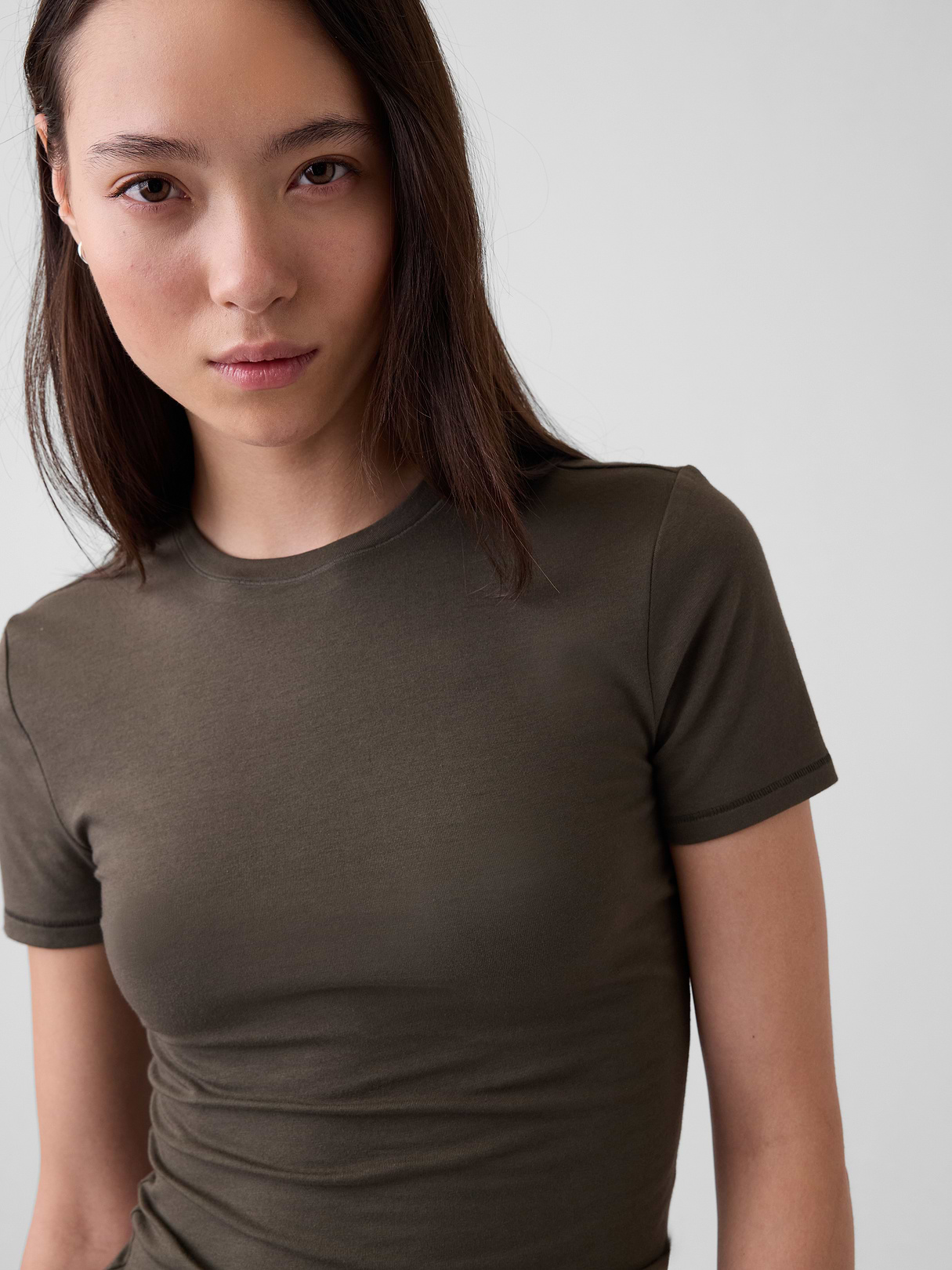 CloseKnit Jersey T-Shirt - Bamboo green