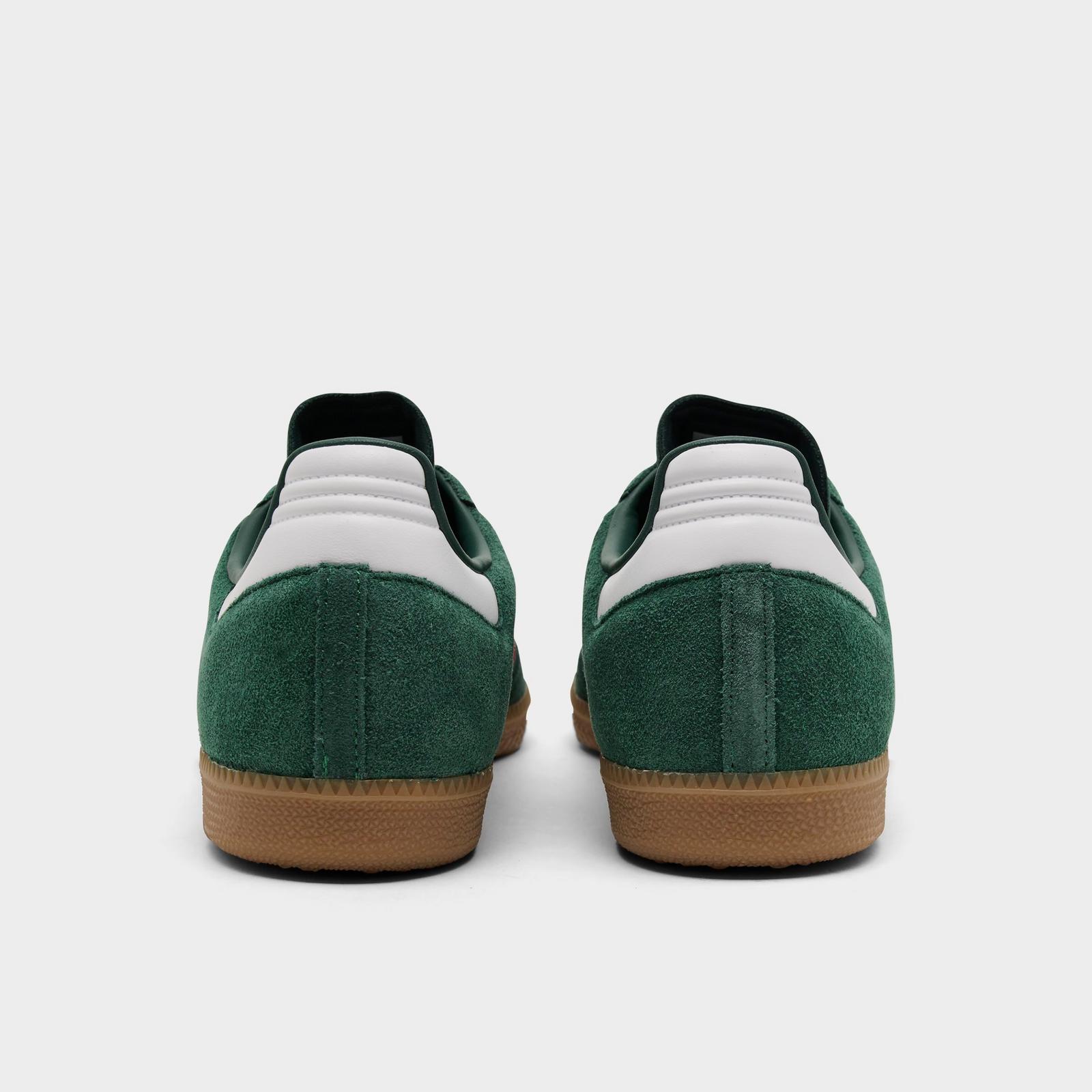 Men's adidas Originals Samba OG FIFA World Cup 2026 Portugal Casual Shoes - Team Dark Green/Better Scarlet/Gum - view 4