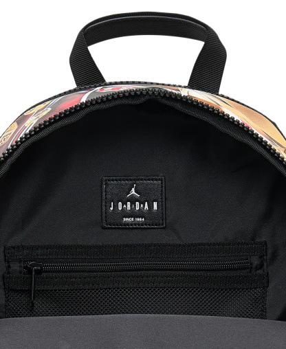 Jordan Boys' and Girls' Top Carry Handle Backpack - Black/Red