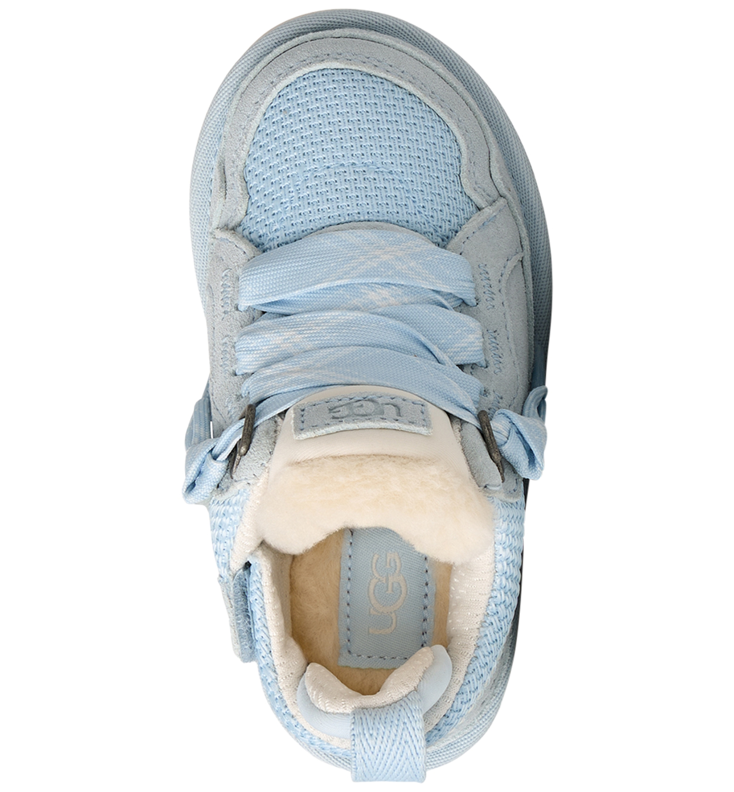 UGG® Toddler Kids Lowmel Lace-Up Sneakers - Sky Blue
