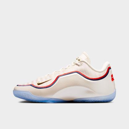Nike LeBron 23 Basketball Shoes - Pale Ivory/Metallic Gold/University Red