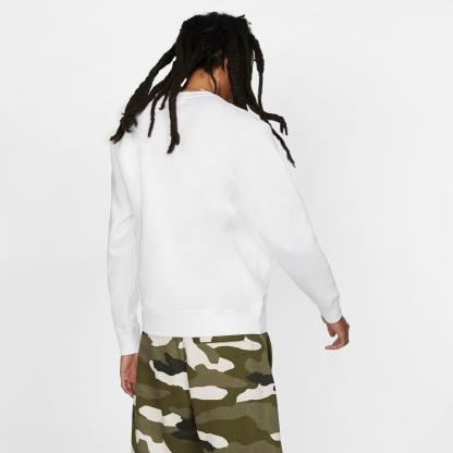 Nithtke Sportswear Club Fleece Crewneck Sweatshirt - White/Black